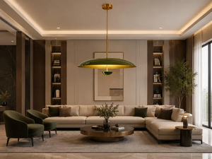 Lámpara Colgante Moderna de Mediados de Siglo, Color Verde Oliva, Estilo Escandinavo, Iluminación de Diseño Contemporáneo para Decoración del Hogar - Product Image 5
