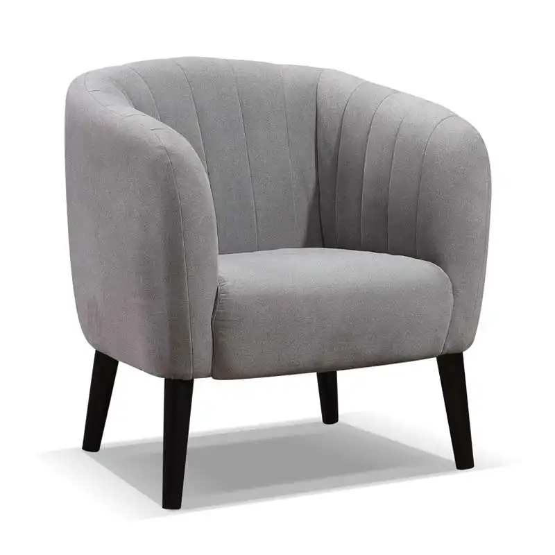Sofá individual de terciopelo para sala de estar, silla de ocio con diseño de estilo moderno, muebles ajustables