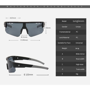 Gafas de sol polarizadas UV400 para ciclismo para hombres y mujeres, actividades deportivas al aire libre para MTB, bicicleta de carretera, pesca, conducción, Motociclismo - Product Image 5