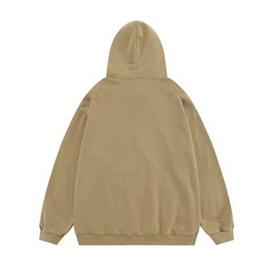 ผ้าฝ้าย 100% คุณภาพสูงล้างวินเทจเสื้อกันหนาวหมวกเสื้อกันหนาวการฝึกอบรมสวมใส่ขายส่ง joggers ปกปรับด้อยพิมพ์ - Product Image 6