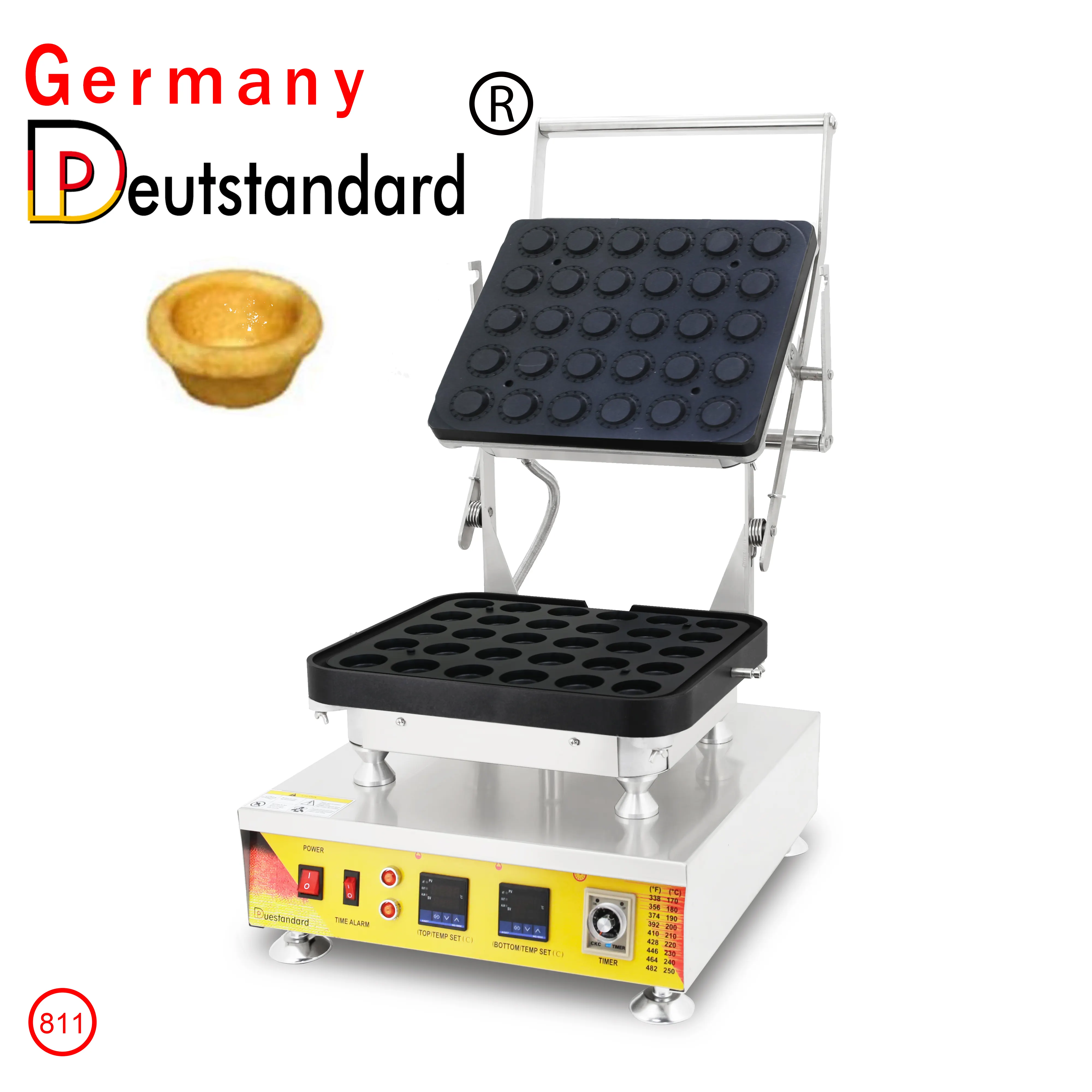 German Brand EggチーズTart tartletシェルプレス成形メーカー製造機