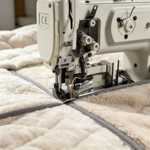 Máquina de coser industrial para ribetear alfombras, colchas y colchones con cinta de borde - Product Image 5