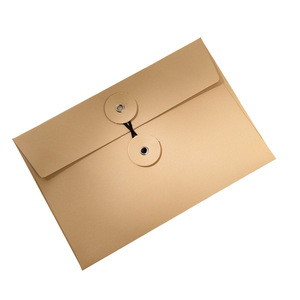 กระเป๋าซองกระดาษแบบมีเชือกผูกสำหรับยื่นแบบขยายได้กระเป๋าใส่เอกสารสำหรับการยื่นแบบเคลือบในซูเปอร์มาร์เก็ตฉลากตามสั่ง - Product Image 4