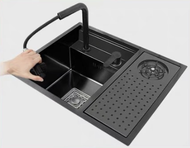 Robinet de levage noir 5545 cm