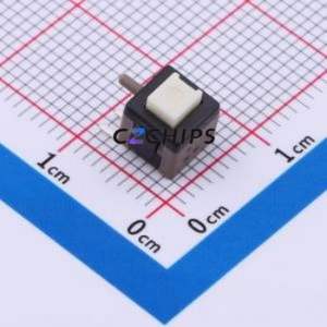 PS-5824DHA-3PLA Push Button Switch Switch Single Pole Double Throw Self-Locking Rectangle Plunger 50mA - Product Image 1