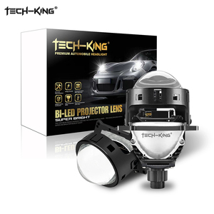 Coche 3 pulgadas LED lente faro 3000K 4300K 6000K CSP chips <span class=keywords><strong>bi</strong></span> led 3 colores instalación sin pérdidas proyector lente faros - Product Image 2