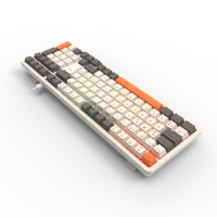 Clavier mécanique filaire allemand RTS avec rétroéclairage LED, nouveau produit pour les joueurs, disponible pour PC Windows