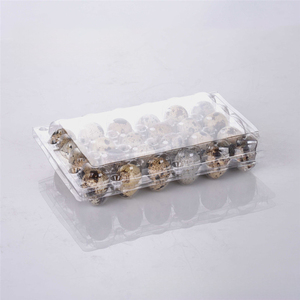 Bandeja para Huevos de Codorniz de Material <span class=keywords><strong>PET</strong></span> de Grado Alimenticio, Alta Transparencia, 30/5*6 Piezas, 198x164x40mm, Venta Caliente, Suministros para Supermercados - Product Image 1