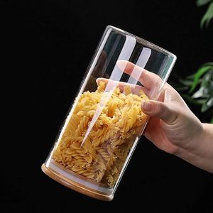 Recipiente de Vidrio para Almacenamiento, Frasco de Almacenamiento para Cocina y Despensa, en Oferta - Product Image 1