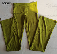 Uzun boylu kız dostu Loungewear kadınlar 3 parça Set kadın Yoga seti pamuk gömlek alevlendi pantolon salonu seti ile kadınlar için