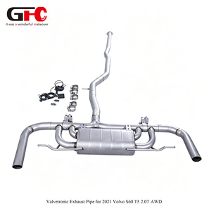 Tuyau d'échappement à soupape haute performance pour Volvo <span class=keywords><strong>S60</strong></span> <span class=keywords><strong>T5</strong></span> 2.0T AWD 2021, système d'échappement, silencieux, échappement Catback - Product Image 2