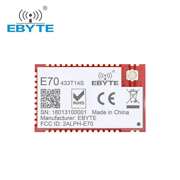 E70-433T14S ebyte ราสเบอร์รี่ Pi CE FCC ROHS CC1310 433MHz ไร้สายโมดูลไร้สายพอร์ตอนุกรมพลังงานต่ำ