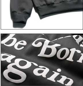 Kanye hoody <span class=keywords><strong>ye</strong></span> deve nascere di nuovo felpe alfabeto stampa schiuma hip hop manica lunga felpa felpa con cappuccio felpa pullover - Product Image 3