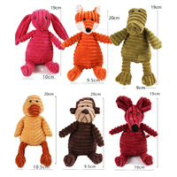 Peluches en velours côtelé pour animaux de compagnie, vente directe fabricant, jouets pour chats et chiens, jouer et nettoyer les dents, offre spéciale