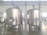 Cuve de Fermentation Conique à Double Enveloppe en Acier Inoxydable SUS 304 BBT 10hl 12bbl 2000L 40hl Équipement de Brassage