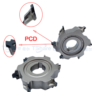 TSHARE 68*20*H16*6Z*R1.5/R2/R3 PCD 6 Flûtes Fraise diamantée pour machine <span class=keywords><strong>à</strong></span> chanfreiner les bords - Product Image 4