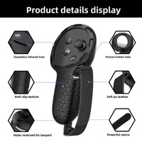 Accessoire de protection en silicone pour Meta pour Quest 3/3s VR couvercle de batterie amovible et poignée de contrôleur poignées de contrôleur