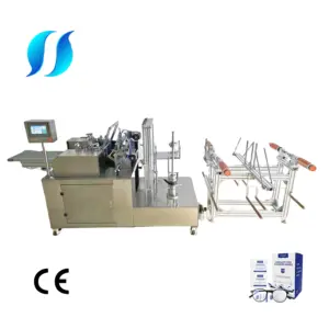 Eyeglass cleaning wipes machine full-auto with high speed lens wiping and paper packaging machine eyeglass wipes machine