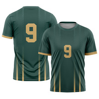 Camiseta de Fútbol Retro Personalizada con Diseño OEM ODM de Yutuo, Unisex, Estampada, de Manga Corta, a Rayas, Transpirable, de Secado Rápido