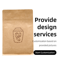 Sachet Doypack en Papier Kraft Biodégradable, Matériau de Qualité Alimentaire, avec Fenêtre et Fermeture Éclair Latérale pour Snacks aux Cacahuètes