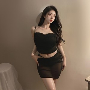 Lemon Story Lingerie Ensemble Bodycon en maille transparente Sexy Club Wear pour femmes 8810 - Product Image 3