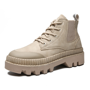 Automne et hiver, fond épais, bottes Martin, <span class=keywords><strong>sauvage</strong></span>, milieu, cuir, outillage, bottes pour hommes - Product Image 1