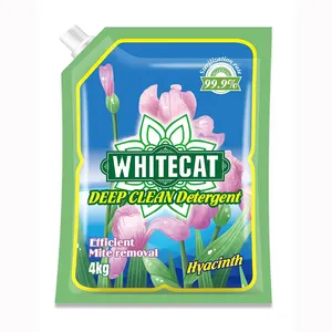 Whitecat Packaging Bag Effects Deep Oxi Clean Washing Powder Laundry Detergent Powder with Bespoke Services