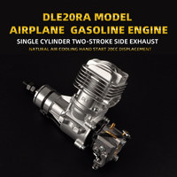 Moteur à gaz à échappement arrière DLE20RA 20cc d'origine pour avion RC à l'échelle P-51 Mustang 2,5 HP à forte poussée avec carburateur Walbro