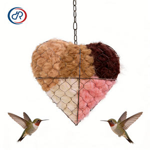 Nichoirs pour colibris faits à la main en laine naturelle de fibres d'alpaga rechargeables 2026, abri d'hiver - Product Image 1