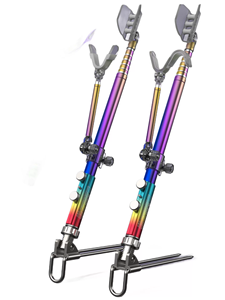 Soporte de Caña de Pescar de Acero Inoxidable, Soporte de Caña Ajustable para Inserción en el Suelo, Palo de Pesca - Product Image 1