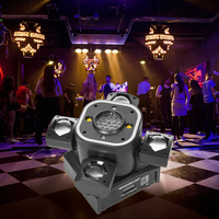 Lumière LED laser RGBW à effet de secousse, contrôle DMX512, faisceau mobile stroboscopique, effet de danse bungee pour KTV, bar, DJ, matériau PVC, IP33