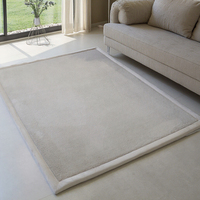 Tapis épais doux au toucher pour salon, avec mousse à mémoire de forme, antidérapant, en velours corail doux, pour chambre d'enfant et tapis de jeu pour bébé, vente en gros