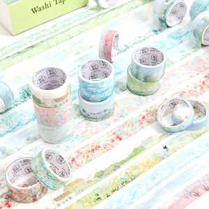 IMODA papeterie 20 rouleaux Washi ruban ensemble peinture ruban de masquage décoratif pour bricolage Art artisanat journalisation <span class=keywords><strong>Scrapbooking</strong></span> fournitures - Product Image 5