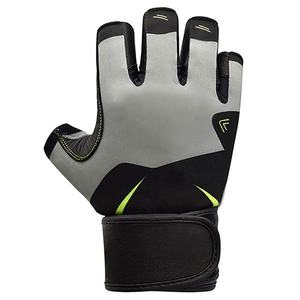 Best Quality Gym Gloves Black & Grey Customized 2024 - Product Image 1