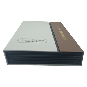 Cuốn sách mẫu vải dập nổi có thể tùy chỉnh độc đáo, với logo và kích cỡ tùy chỉnh, phù hợp với nhu cầu thiết kế nội thất - Product Image 2