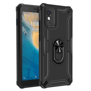 Soporte de anillo antichoque, funda magnética para teléfono móvil de coche para <span class=keywords><strong>ZTE</strong></span> <span class=keywords><strong>Blade</strong></span> V30 Vita <span class=keywords><strong>A51</strong></span> A52 V30 TPU PC Armor Kickstand, funda trasera móvil - Product Image 4