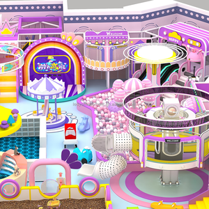 تصميم مجاني لملعب داخلي للأطفال، معدات حديقة ملاهي للأطفال، ملعب داخلي، ألعاب ناعمة للأطفال - Product Image 1