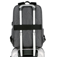 Sac à dos pour ordinateur portable grande capacité, en tissu Oxford imperméable, avec port de chargement USB, idéal pour les voyages d'affaires, les étudiants et les activités de plein air
