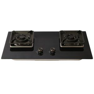 موقد غاز مدمج G-7602S بشعلتين مع سطح زجاجي مقوى 7 مم موفر للطاقة للاستخدام في المركبات الترفيهية والفنادق - Product Image 1