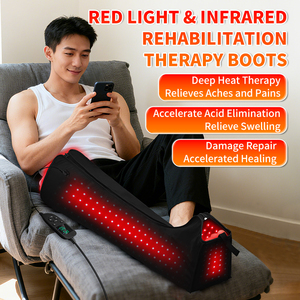 SHINE <span class=keywords><strong>ERA</strong></span> อุปกรณ์ออกกำลังกายใหม่ ป้องกันเข่าด้วยอินฟราเรด  รองเท้าบู๊ตบำบัดด้วยแสง LED สำหรับการดูแลข้อต่อเพื่อสุขภาพ - Product Image 3