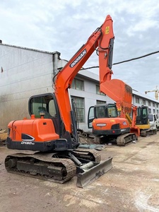 Casi nuevo en buenas condiciones Doosan DX60 Corea Original excavadora de ruedas usada de segunda mano Doosan mejor precio a la venta DX55 80 - Product Image 6