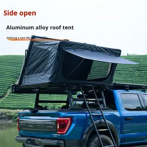 Tente de toit de voiture en alliage d'aluminium à ouverture latérale, grand espace, double couche, imperméable, quatre saisons, pour l'extérieur et la famille - Product Image 5