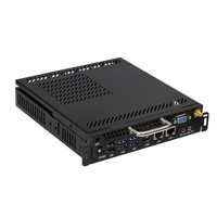 Ordinateur portable industriel QDE sans ventilateur, mini PC OPS I5 I3 I7 4K Win10 X86 2 LAN en stock