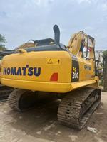 Vente en gros d'occasion tracteur excavateur sur chenilles lourd japonais de marque célèbre komatsu PC200 20 tonnes à vendre