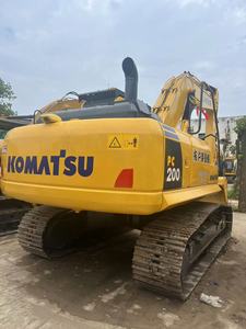 Venta al por mayor usado <span class=keywords><strong>segunda</strong></span> <span class=keywords><strong>mano</strong></span> original Japón pesado grande <span class=keywords><strong>tractor</strong></span> <span class=keywords><strong>excavadora</strong></span> marca famosa Komatsu PC200 20 toneladas <span class=keywords><strong>para</strong></span> la venta - Product Image 6