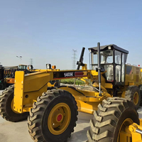 Motoniveladora Usada 140H, Potencia 138kW, Peso 14.7 Toneladas, Motor 3176C VHP, Estado Original, Maquinaria Confiable para Construcción de Carreteras