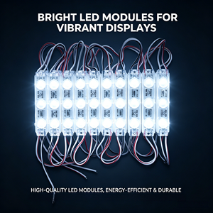 DC12V SMD2835 IP65 Outdoor LED Sign Module 3 <b>Light</b> Lens 1.2W White 11000K 120 Lumen High Bright CE Rohs - Product Image 6