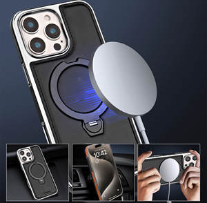 Étui de téléphone <span class=keywords><strong>en</strong></span> <span class=keywords><strong>cuir</strong></span> magnétique d'affaires <span class=keywords><strong>pour</strong></span> <span class=keywords><strong>iPhone</strong></span> 17 Air 16 <span class=keywords><strong>Pro</strong></span> <span class=keywords><strong>Max</strong></span> 15 Plus 14 13 <span class=keywords><strong>12</strong></span> 11 360 ° Rotation anneau support antichoc couverture - Product Image 5