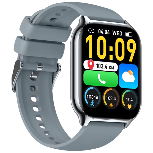 2.01"Smart Fitness Tracker Watch 100+ Sports IP68 Waterproof Heart Rate/Sleep Monitor/Pedometer Phone Calling