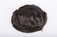 Prothèse capillaire indienne Remy en cheveux humains avec dentelle frontale, ligne de cheveux naturelle, style lisse/ondulé, densité 130%, base en PU nouée à la main